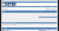 Desktop Screenshot of irishpokerboards.com
